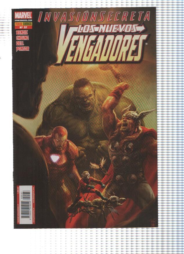 LOS NUEVOS VENGADORES, Volumen 1, Numero 37: Invasion Secreta 1 - Brian Michael Bendis (Panini 2008)