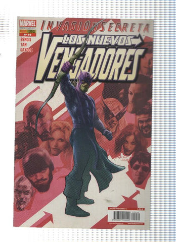 LOS NUEVOS VENGADORES, Volumen 1, Numero 44: Invasion Secreta 8 - Brian Michael Bendis (Panini 2009)