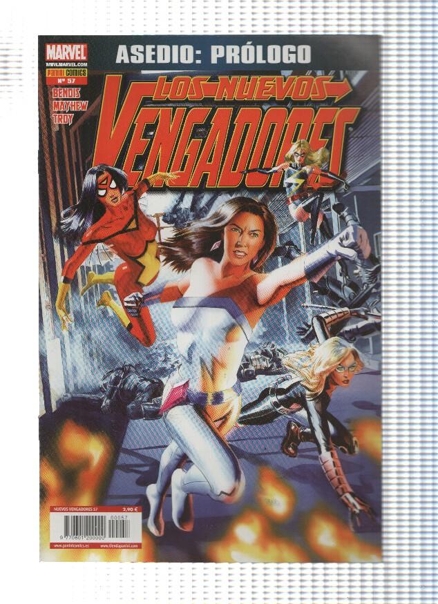 LOS NUEVOS VENGADORES, Volumen 1, Numero 57: Asedio Prologo - Brian Michael Bendis (Panini 2010)