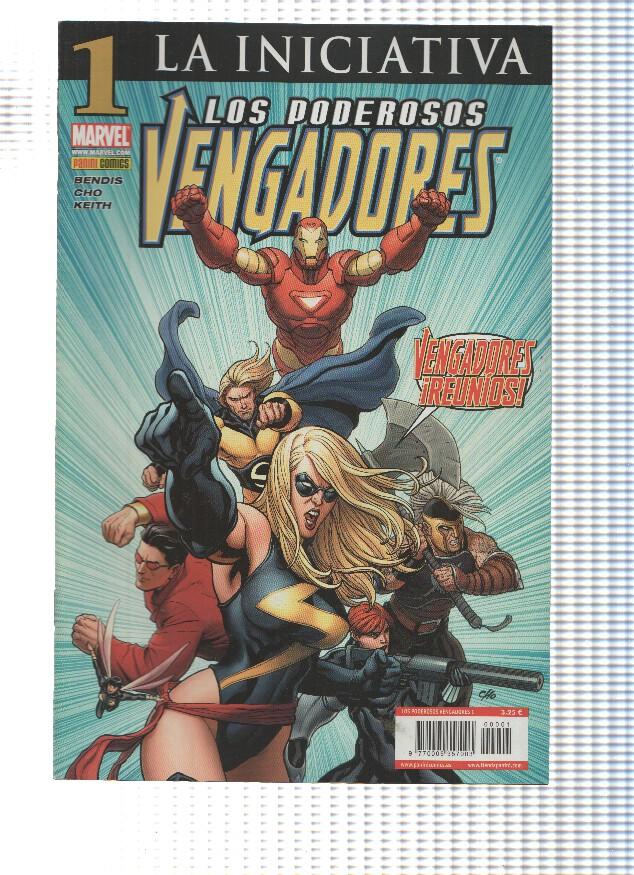 LOS PODEROSOS VENGADORES, Volumen 1: Numero 01 - Brian Michael Bendis (Panini 2008)