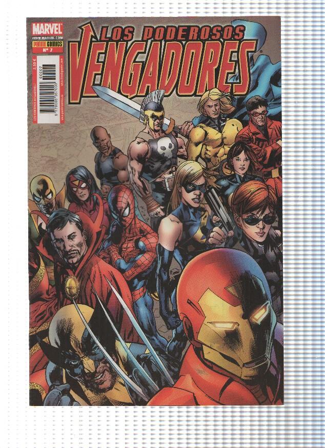 LOS PODEROSOS VENGADORES, Volumen 1, Numero 07: Cotilleos - C.B. Cebulski (Panini 2008)