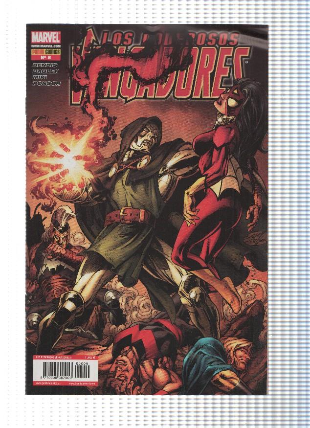 LOS PODEROSOS VENGADORES, Volumen 1, Numero 09: Muerte - Bendis (Panini 2008)