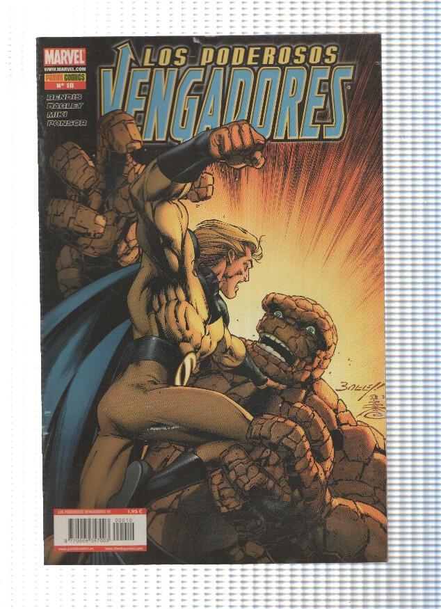 LOS PODEROSOS VENGADORES, Volumen 1, Numero 10: El Tiempo no esta - Bendis (Panini 2008)