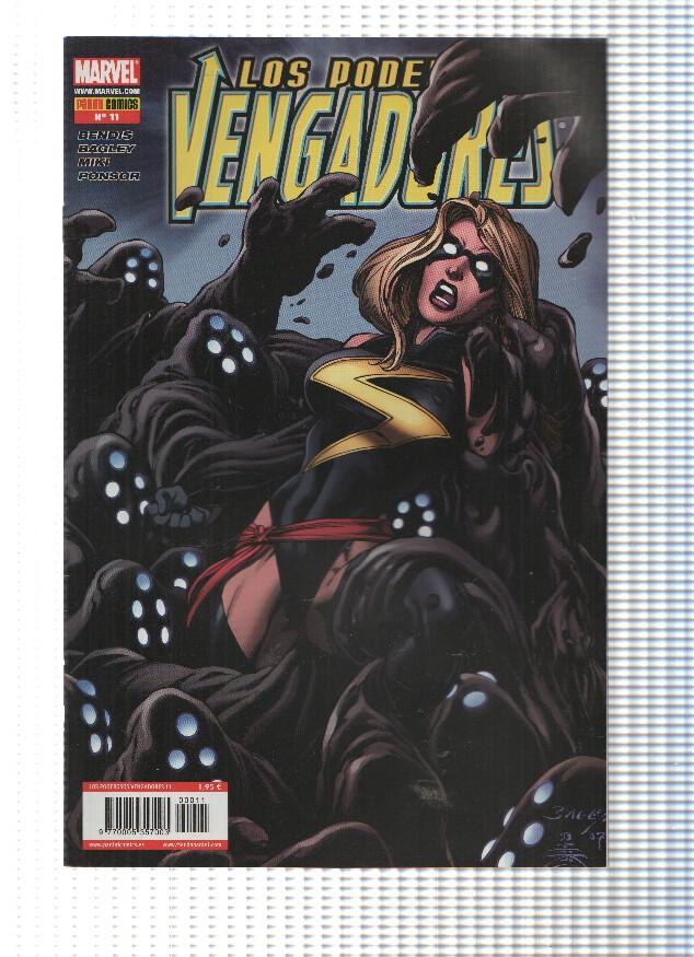 LOS PODEROSOS VENGADORES, Volumen 1, Numero 11: Muerte - Bendis (Panini 2008)