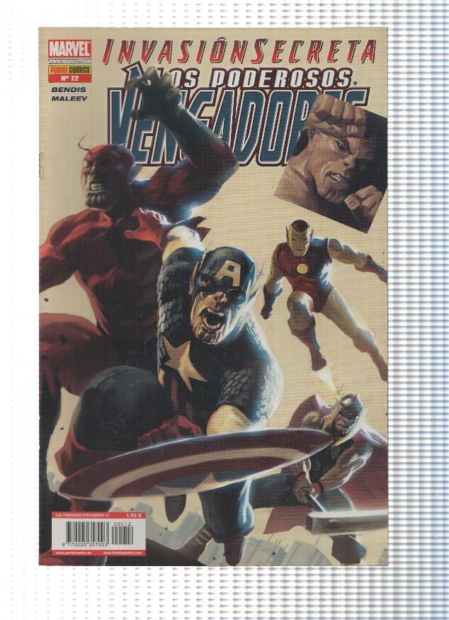 LOS PODEROSOS VENGADORES, Volumen 1, Numero 12: Invasion Secreta - Bendis (Panini 2009)