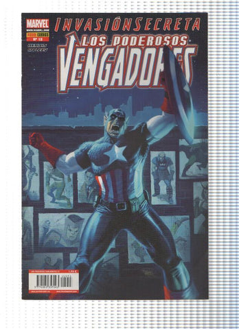 LOS PODEROSOS VENGADORES, Volumen 1, Numero 13: Invasion Secreta 2 - Bendis (Panini 2009)