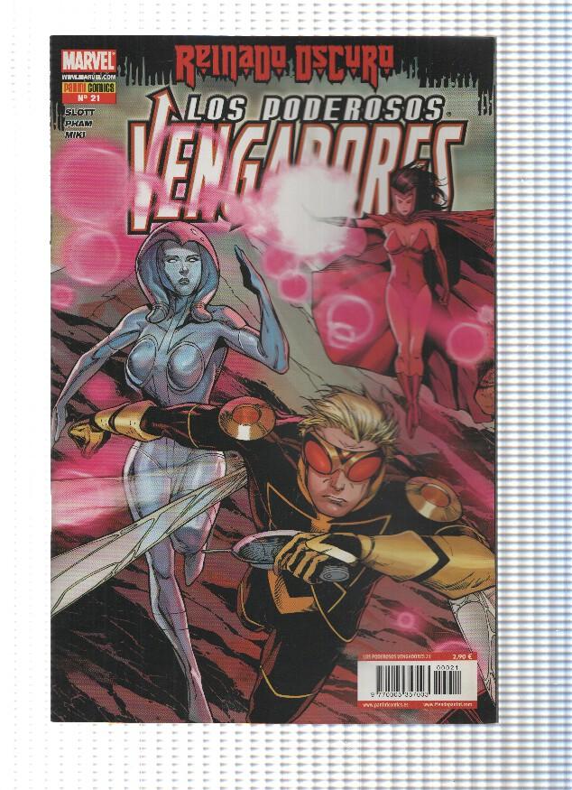 LOS PODEROSOS VENGADORES, Volumen 1, Numero 21: Lo Mas Poderoso de la Tierra - Slott (Panini 2009)