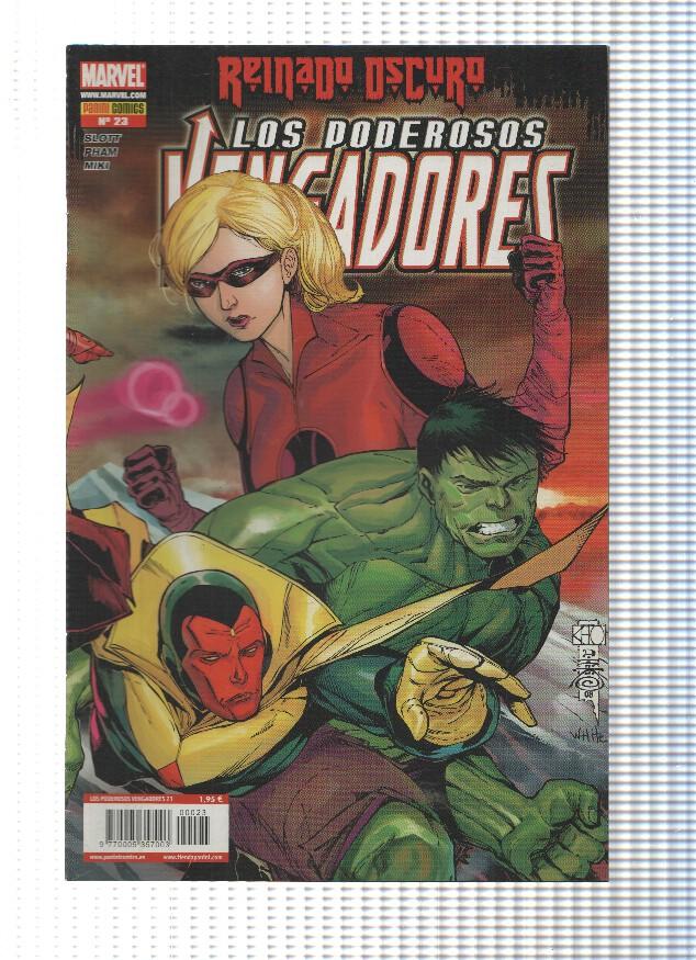 LOS PODEROSOS VENGADORES, Volumen 1, Numero 23: Lo Mas Poderoso de la Tierra 3 - Slott (Panini 2009)