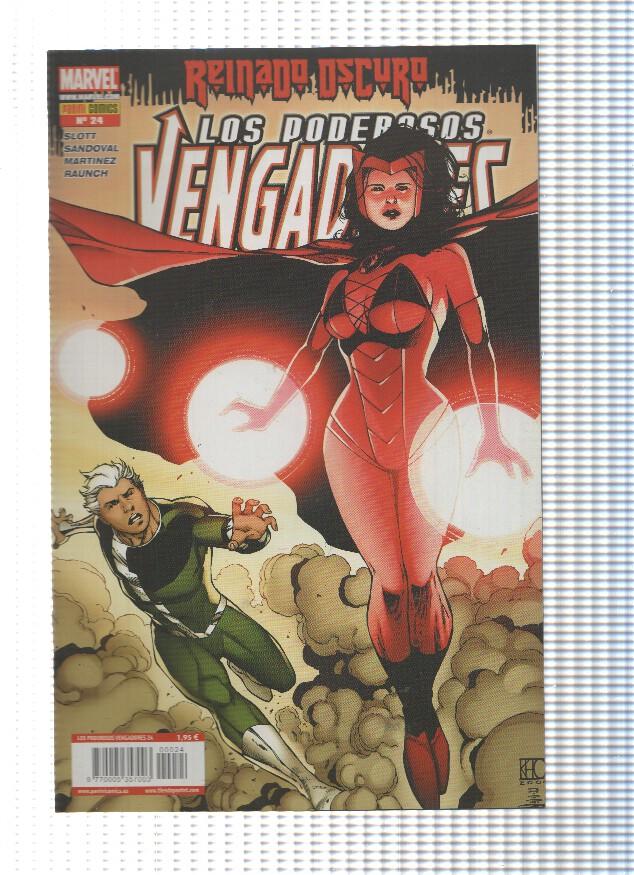 LOS PODEROSOS VENGADORES, Volumen 1, Numero 24: Lo Mas Poderoso de la Tierra 3 - Slott (Panini 2010)
