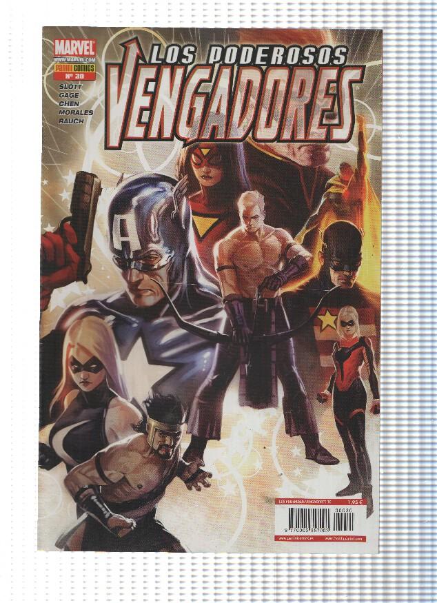 LOS PODEROSOS VENGADORES, Volumen 1, Numero 30: El Inombrable 4 - Slott (Panini 2010)