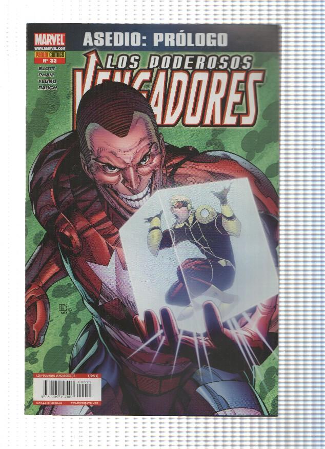 LOS PODEROSOS VENGADORES, Volumen 1, Numero 33: Poderosos / Oscuros 2 - Slott (Panini 2010)