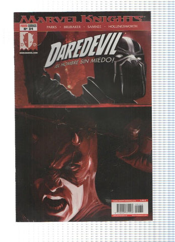 Marvel Knights: DAREDEVIL, Volumen 2: Numero 34 - Ed Brubaker (Panini 2008) 