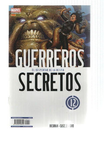 GUERREROS SECRETOS, Volumen 1: Numero 12 - Jonathan Hickman (Panini 2010) 