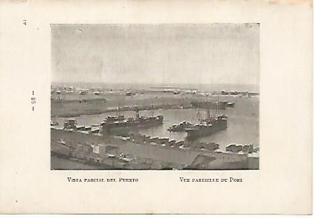LAMINA 8731: Vista parcial del  puerto de Barcelona