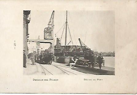 LAMINA 8732: Detalle del Puerto de Barcelona