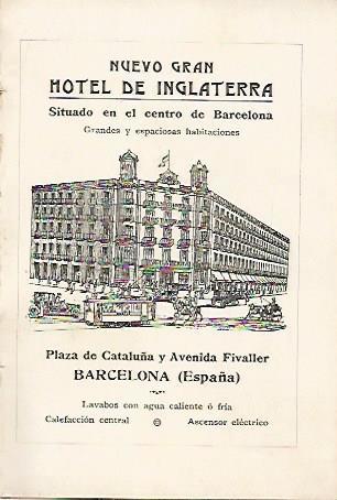 LAMINA 8742: Publicidad del Nuevo Gran Hotel de Inglaterra