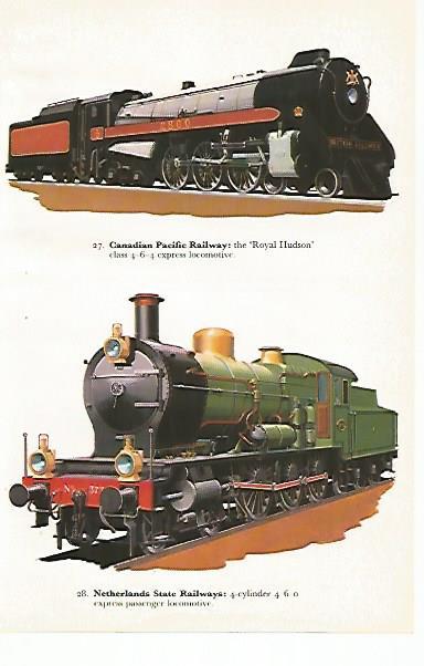 LAMINA 8753: Canadian Pacific Railway. Netherlands State Railways