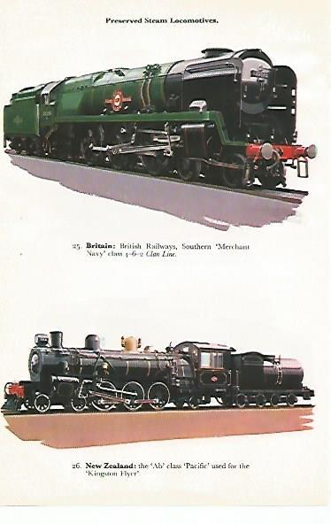 LAMINA 8761a: Merchant Navy. New Zeland Kingston Flyer