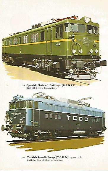 LAMINA 8764: RENFE. Turkish State Railways