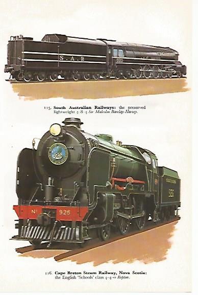 LAMINA 8764a: South Australian Railways. Cape Breton Steam Railway