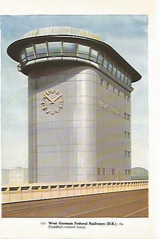 LAMINA 8766a: East German Federal Railways: The Frankfurt Control Center