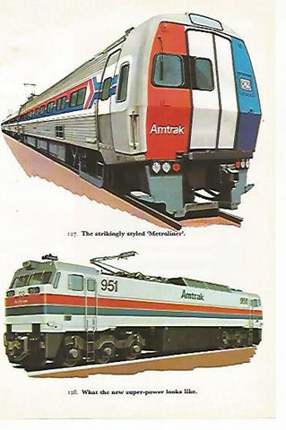 LAMINA 8772: Metroliner. Amtrak