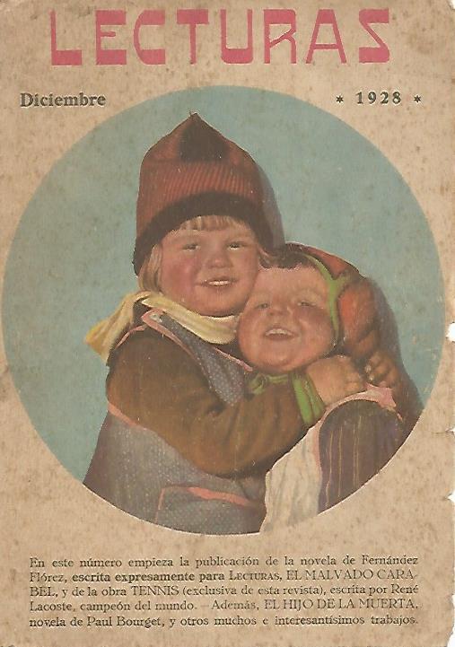 LAMINA 8777: Portada revista Lecturas. Diciembre 1928