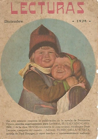 LAMINA 8777: Portada revista Lecturas. Diciembre 1928