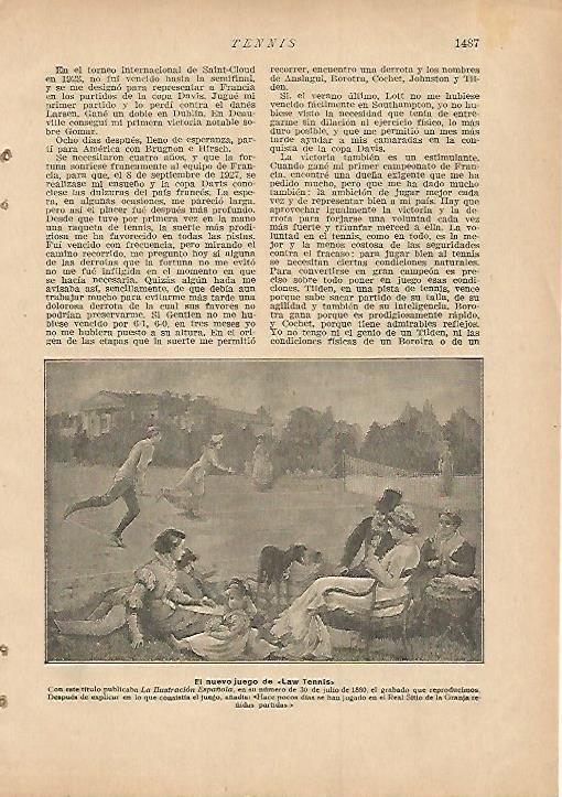 LAMINA 8808: Rene Lacoste