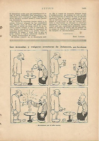 LAMINA 8810: Las menudas y vulgares aventuras de Adamson por Jacobsson