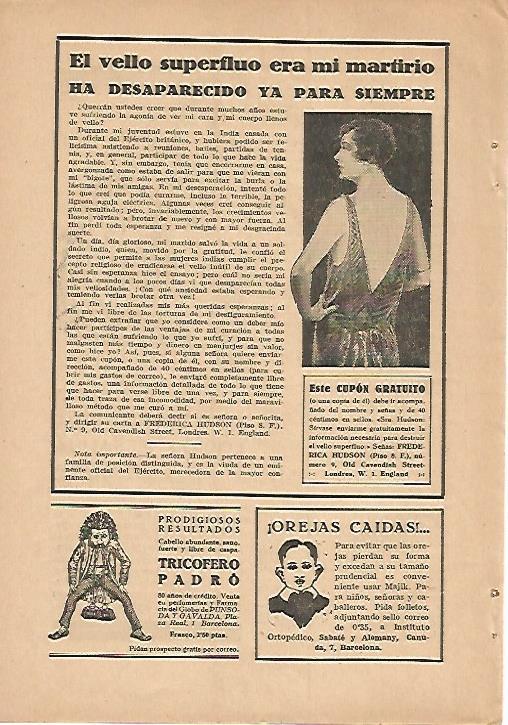 LAMINA 8830: Publicidad de depilacion