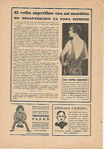 LAMINA 8830: Publicidad de depilacion