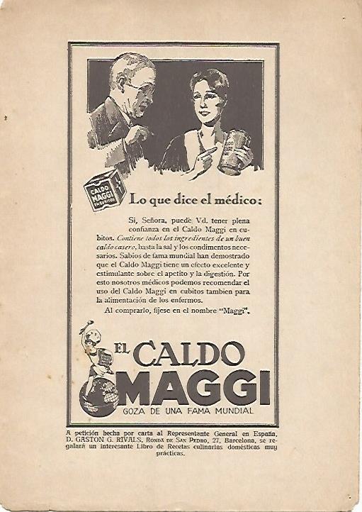 LAMINA 8834: Publicidad de Caldo Maggi