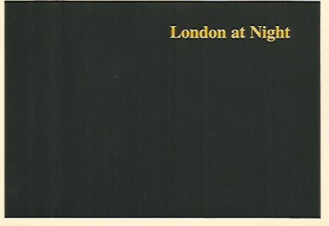 POSTAL A0154: Londres de noche