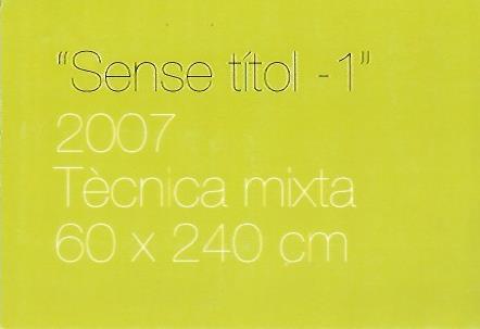 POSTAL A0162 PUBLICITARIA : Exposicion Sense titol-1