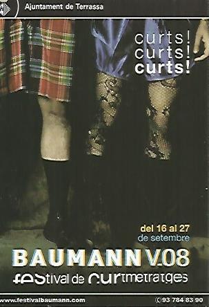 POSTAL A0163  PUBLICITARIA :Festival de curtmetratges Baumann