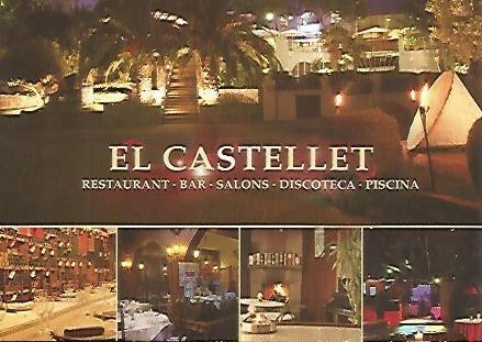 POSTAL A0164 PUBLICITARIA: Discoteca El Castellet