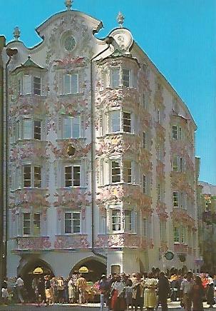 POSTAL A0217: Innsbruck Casa de Helbling