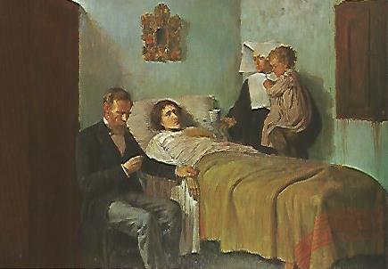 POSTAL A0221: Ciencia y caridad por Picasso