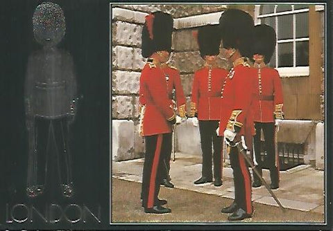 POSTAL A0226: Londres. La Guardia Real