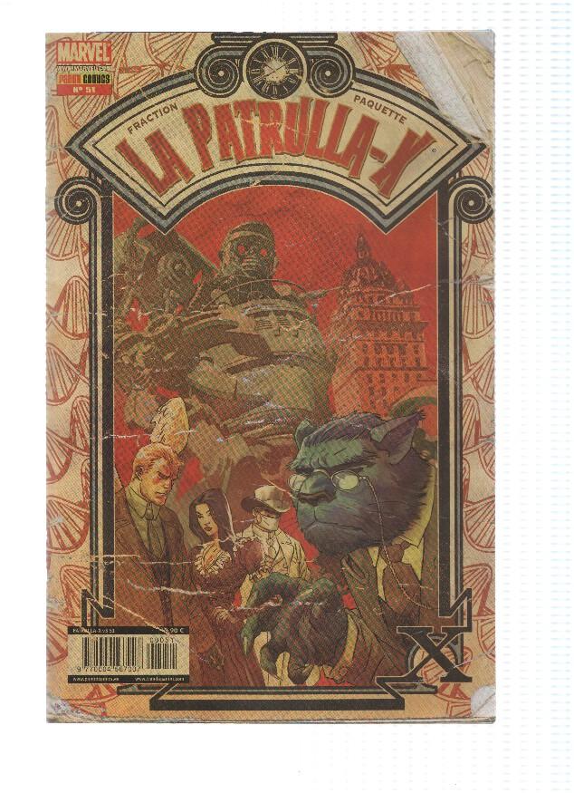 PATRULLA X: Volumen 3, Numero 51 : El Origen de las Especies y Hora de Salida (Panini 2010)