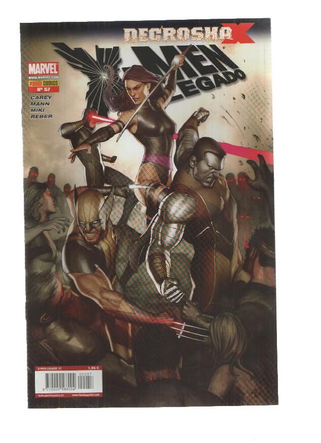 X-MEN LEGADO: Volumen 1, Numero 57: Necrosha 1 (Panini 2010)