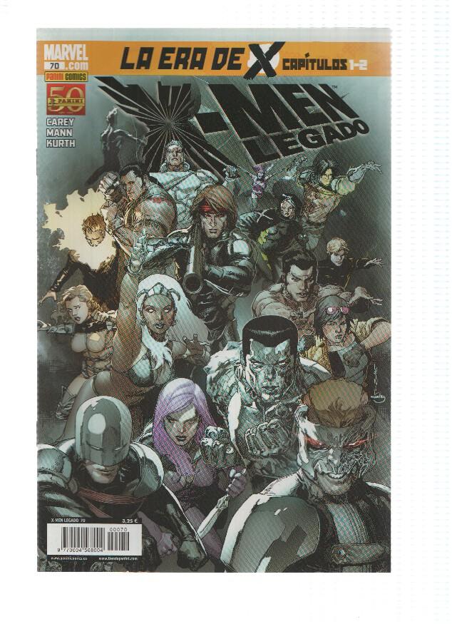 X-MEN LEGADO: Volumen 1, Numero 70: La Era de X 1 y 2 (Panini 2011)