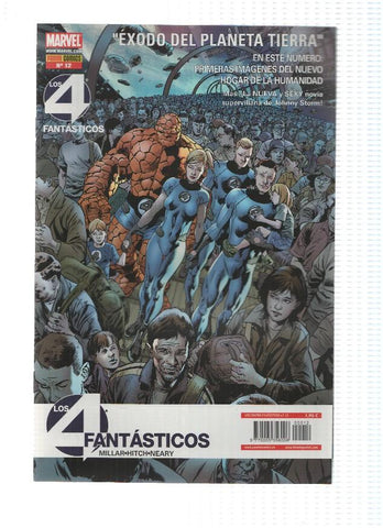LOS 4 FANTASTICOS, Volumen 7, Numero 12: Lo Mas grande del Mundo 2 (Panini 2008)