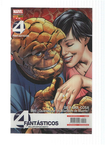 LOS 4 FANTASTICOS, Volumen 7, Numero 20: Sr. y Sra. Cosa (Panini 2009)