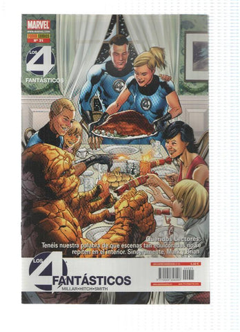 LOS 4 FANTASTICOS, Volumen 7, Numero 21: El Monstruo de Navidad (Panini 2009)