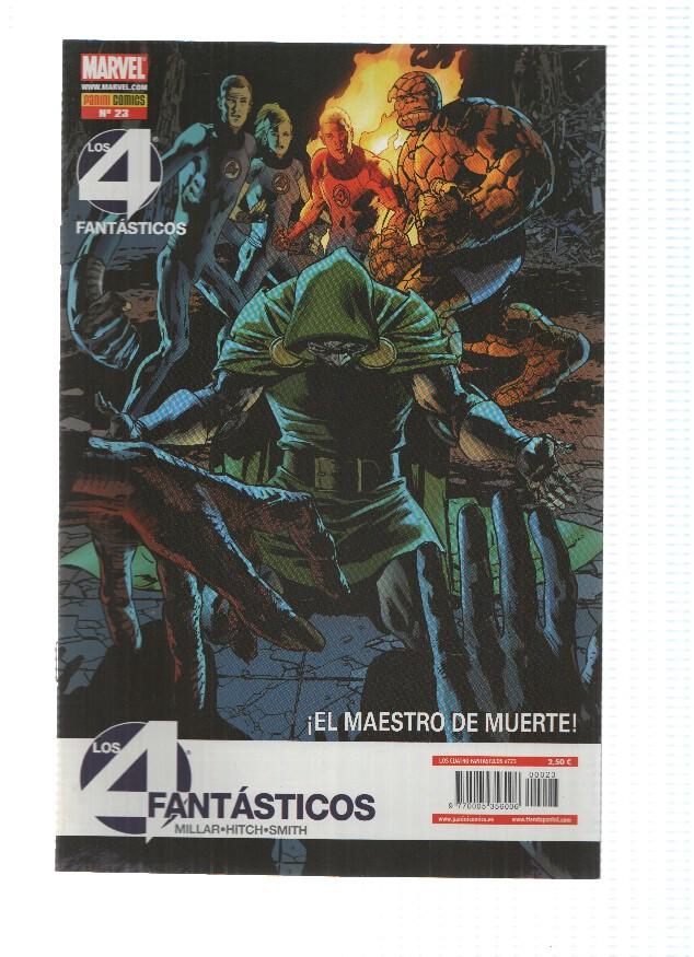 LOS 4 FANTASTICOS, Volumen 7, Numero 23: El Maestro de Muerte (Panini 2009)