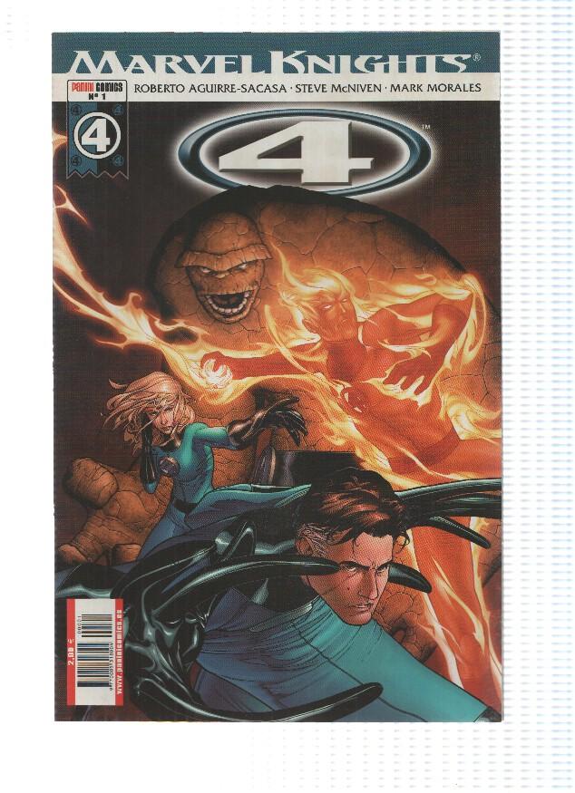 Marvel Knights: LOS 4 FANTASTICOS, Numero 01: El Lobo a las Puertas 1 y 2 (Panini 2005)