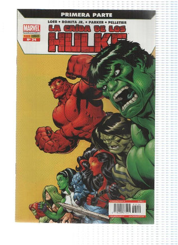 EL INCREIBLE HULK, Volumen 1, Numero 24: La Caida de Los Hulks (Panini 2010)