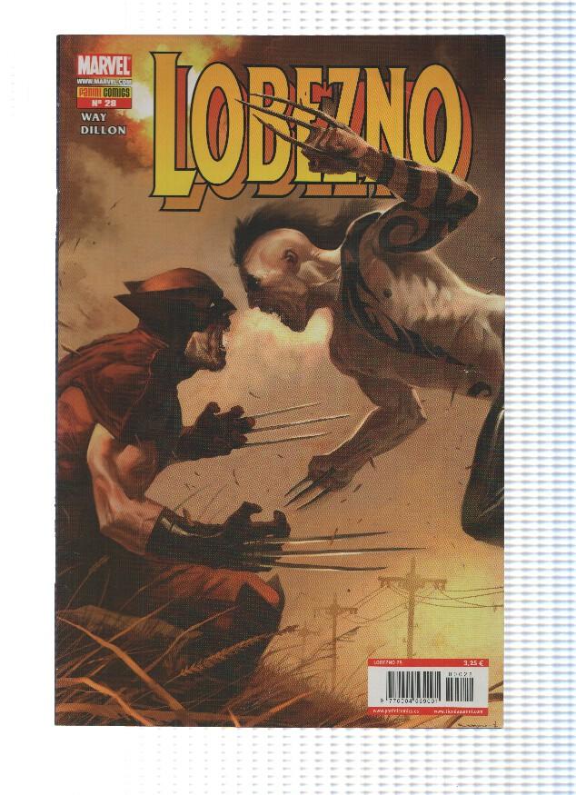 LOBEZNO, Volumen 1, Numero 28: Rapido y Terrible 4 y Conslusion (Panini 2008)